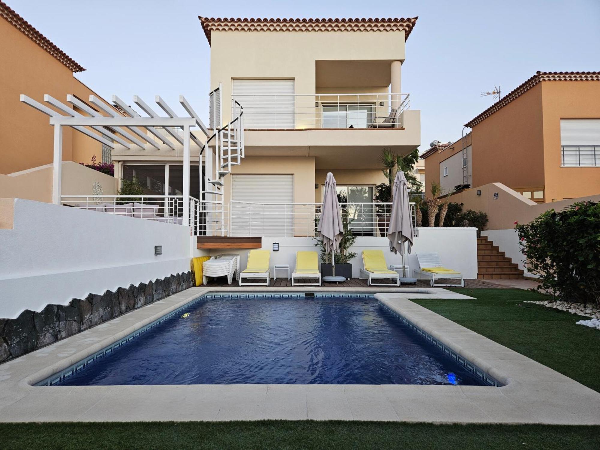 My Island Escape - Sea Views - Private Pool, Sauna Puerto de Santiago  Eksteriør billede