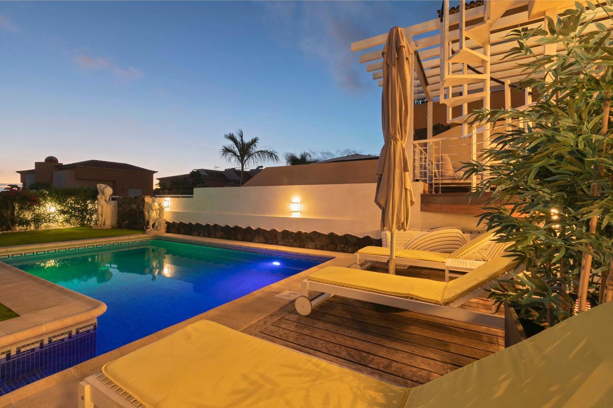My Island Escape - Sea Views - Private Pool, Sauna Puerto de Santiago  Eksteriør billede