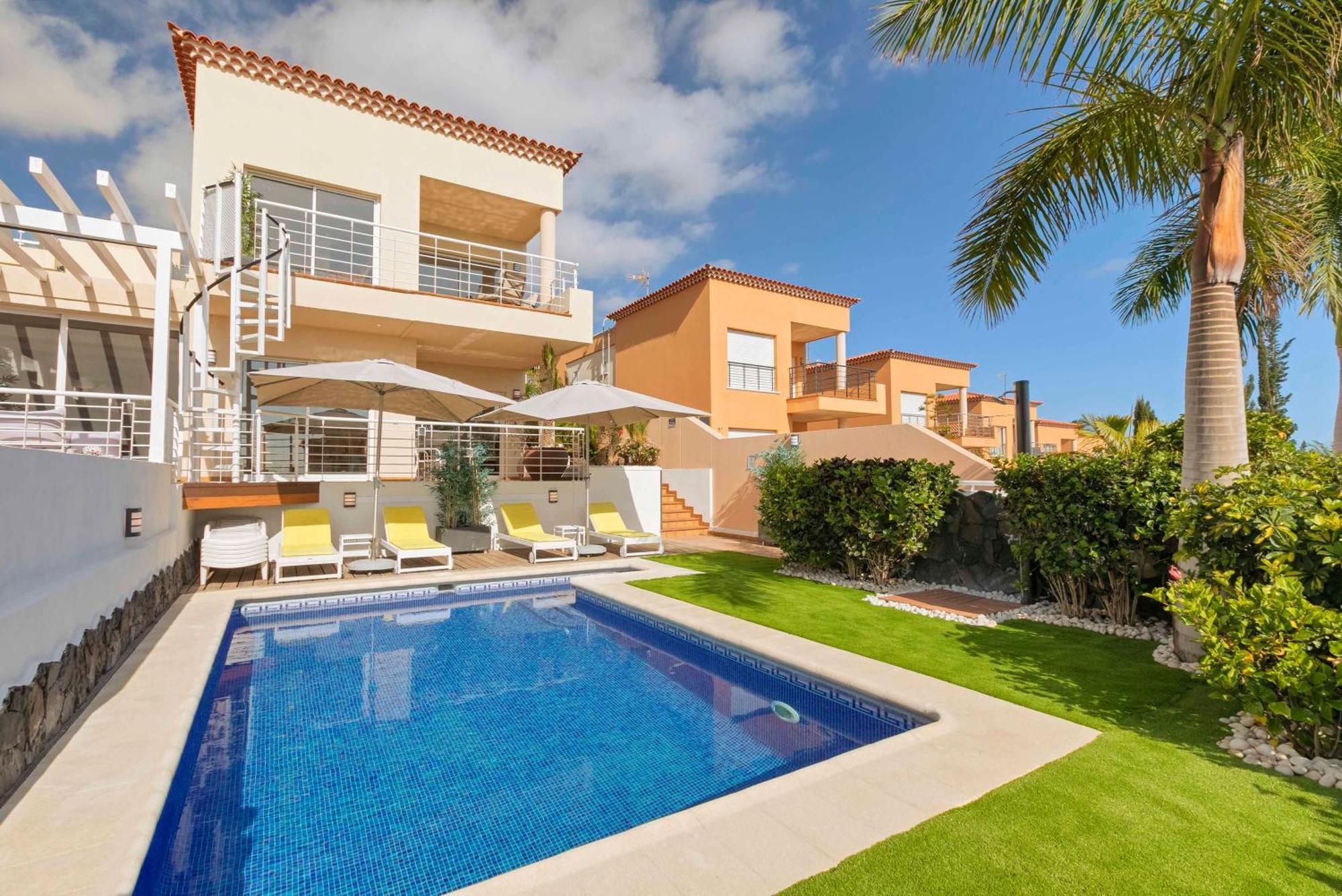 My Island Escape - Sea Views - Private Pool, Sauna Puerto de Santiago  Eksteriør billede